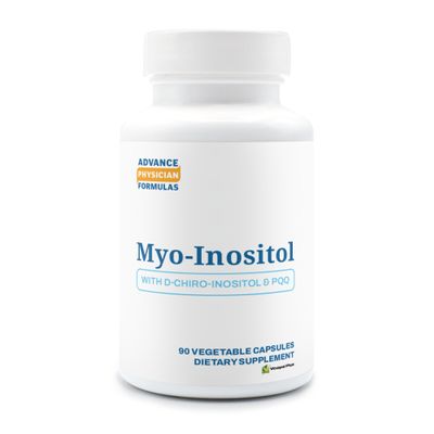 Advance Physician Formulas, Myo-Inositol with D-Chiro-Inositol and PQQ, 90 Vegetable Capsules