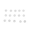 300pcs 1.4mm Alloy Glasses Screw Gasket, Repairing Eyeglass Frames Screws, Washers with Stable Fit for Daily Wear and Tear, Versatile for Different Types of Glasses (A) view 1