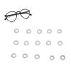 300pcs 1.4mm Alloy Glasses Screw Gasket, Repairing Eyeglass Frames Screws, Washers with Stable Fit for Daily Wear and Tear, Versatile for Different Types of Glasses (A) view 3