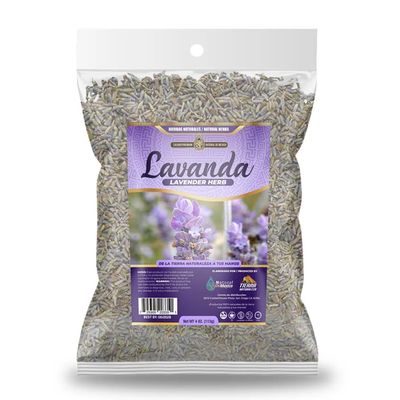 Lavender Lavanda Herb Herbal Tea 4 oz.-113g Natural Mexican Herb Hierba Wild Crafted Natural De Mexico