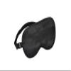 212 Main Silk Eye Mask Eye Shade Cover for Sleep with Strap - Pure Black view 1