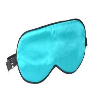 212 Main Silk Eye Mask Eye Shade Cover for Sleep with Strap - Sky Blue