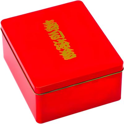 JapanBargain, 4-Pack Sushi Nori Kan Japanese Seaweed Container for Japanese Restaurant Sushi Chef, Full Size 8.75"x8.5", Red Color, Made in Japan