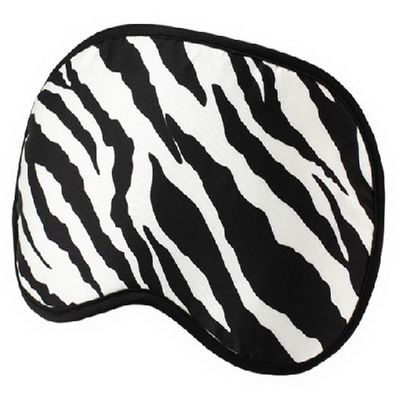 212 Main Lovely Mulberry Silk Eyeshade Sleep Eye Mask - Zebra Stripe