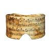 Music Note Print Print Travel Sleep Eye and Ear Muffs Mask Noise Blocking and Light Covering Sleep Aid view 1