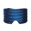 Blue Musical Notes Print Travel Sleep Eye and Ear Muffs Mask Noise Blocking and Light Covering Sleep Aid view 1