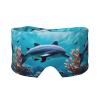 Beautiful Underwater World Dolphins Coral Print Travel Sleep Eye and Ear Muffs Mask Noise Blocking and Light Covering Sleep Aid view 1