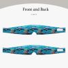 Beautiful Underwater World Dolphins Coral Print Travel Sleep Eye and Ear Muffs Mask Noise Blocking and Light Covering Sleep Aid view 2