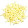 100pcs Mini Gingham Ribbon Bows for DIY Craft Sewing Scrapbooking Wedding and Gift Decoration(Yellow) view 1