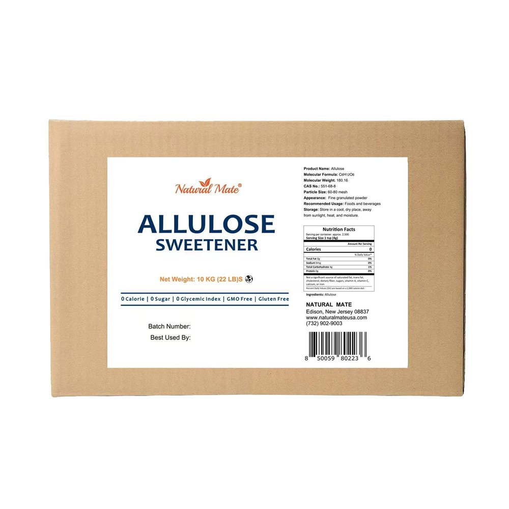 Allulose All Purpose Bulk Sweetener: Plant Based Keto Diet Friendly Sugar Free Substitute - Baking, Coffee, Tea Sweetener | Pack of 1, 22-LB(10-KG)/Each, Total Servings 2500