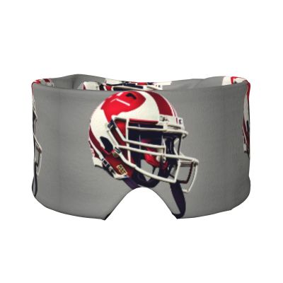American Football Print Travel Sleep Eye and Ear Muffs Mask Noise Blocking and Light Covering Sleep Aid