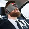 American Football Print Travel Sleep Eye and Ear Muffs Mask Noise Blocking and Light Covering Sleep Aid view 4