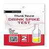 2-Pack Drink Safety Test Strips Beverage Awareness Strips for Nights Out 100 Individually Packaged Units Retail Ready or Give-Away Item Think Twice view 4
