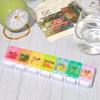 2 Pack Large Weekly Pill Organizer, Big Pill Box 7 Day, BPA Free XL Daily Pill Case for Pills, Vitamin, Fish Oils or Supplements view 1