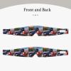 4th of July Patriotic Trucks Print Travel Sleep Eye and Ear Muffs Mask Noise Blocking and Light Covering Sleep Aid view 2