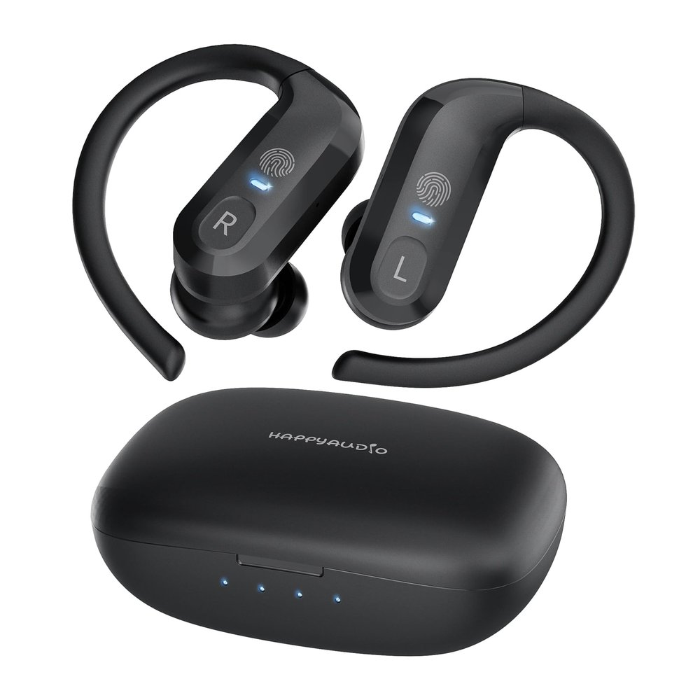 Hearing Aids, Hearing Aid Rechargeable, Hearing Aid for Adults Seniors - Hearing Aid with Portable Charging Case, 5-Level Volume Control - Comfortable Fit
