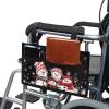 Rnyleeg Snowman Wheelchair Accessories for Seniors Electric Wheelchair Side Bag with Cup Holder Wheelchair Bags to Hang on Side with Zipper Large Capacity Bag for Walker view 3