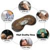 Adjustable Soft Sleep Eye Mask for Total Darkness, Rusty Steampunk Clock Print Light-Blocking Eye Mask Comfortable Eye Mask for Rest & Travel view 4