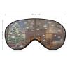 Light Blocking Sleep Eye Mask for Travel & Rest, Warm Fireplace Print Travel Sleep Mask Adjustable Soft Eye Mask for Men & Women view 2