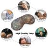 Light Blocking Sleep Eye Mask for Travel & Rest, Warm Fireplace Print Travel Sleep Mask Adjustable Soft Eye Mask for Men & Women view 4