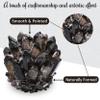 Amazing Gemstone Large Smoky Quartz Crystal Cluster Points for Meditation, Home Decor and Gift - Natural Quartz Crystals and Healing Stones for Enhance Energy with Large Crystals Points view 3