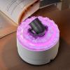 300ml Essential Oil Diffuser, 7 Colors Night Lights Cool Mist Humidifier with 4 Timer, Waterless Auto Shut Off Diffuser for Office, Aromatherapy Diffuser for Bedroom (US view 4