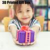 Annoying Gift Box, 3D Printed Gift Box with Screws, Prank Novelty Screw Case Surprise Creative Gift, Desktop Funny Money Card Container Twisted Storage, 8 * 8 (Pink and Purple) view 2