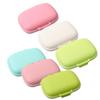 OKUMEYR Pp Material Compact Medicine Organizer 6pcs Mixed Pill Organizer Weekly Sturdy Reusable for Daily Use view 1