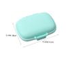 OKUMEYR Pp Material Compact Medicine Organizer 6pcs Mixed Pill Organizer Weekly Sturdy Reusable for Daily Use view 2