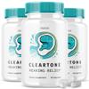 (3 Pack) Cleartone Pills - Official Formula - Cleartone Tinnitus Hearing Support Pills, Clear Tone Pills Hearing Relief Maximum Strength Formula Clear Tone Advanced Vitamin Supplement (180 Capsules) view 1