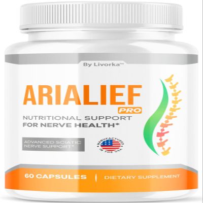 LIVORKA Arialief Pro Capsules for Sciatica, Arialeaf Nutritional Support for Nerve Health, Arialeaf Prime Palm Sciatica, Aria Leaf Primepalm Aria LIEF Vitamin, 1 Month