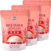 52USA Thai Rice Flour 48 Ounce (Basic), 1 Pound (Pack of 3), Rice Flour for Baking or Cooking, Product of Thailand, All Natural White Rice Flour, Vegan view 1