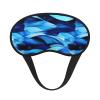 Abstract Blue Print Travel Yoga Meditation Washable and Comfortable Breathable Blackout Sleep Mask view 1