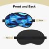 Abstract Blue Print Travel Yoga Meditation Washable and Comfortable Breathable Blackout Sleep Mask view 2