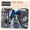 NOLITOY 2pcs Calf Straps for Wheelchair Footrest Oxford Cloth Bands for Elderly Safety Comfortable Support for Mobility Aid and Daily Living view 2
