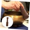 Abaodam Singing Bowls Parts Wooden Mallet for Meditation Bell Sound Bowl Grinding Stick view 2