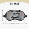 Aircraft Fighter Jets Print Travel Yoga Meditation Washable and Comfortable Breathable Blackout Sleep Mask view 4