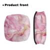 SUITOSELFY Rollator Walker Accessories Pink Marble Print Seat Covers for Walkers for Seniors Removable and Washable Rollator Walker Seat and Backrest Covers view 2