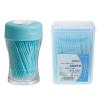 200Pcs Food Grade Toothpick Travel Portable Double-Head Sticks Interdental Removal Picks Brush With Storage Box view 2