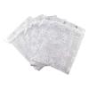 100Pcs 9X12cm Organza Jewelry Pouch Candy Pouch Drawstring Wedding Favor Bags White - Assortment Gasket Kit view 3