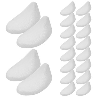 10 Pairs Shoe Shaper Inserts Foam Support for Shoes and Boots Soft Comfortable Toe Shaper Holder Versatile Inserts and Fillers