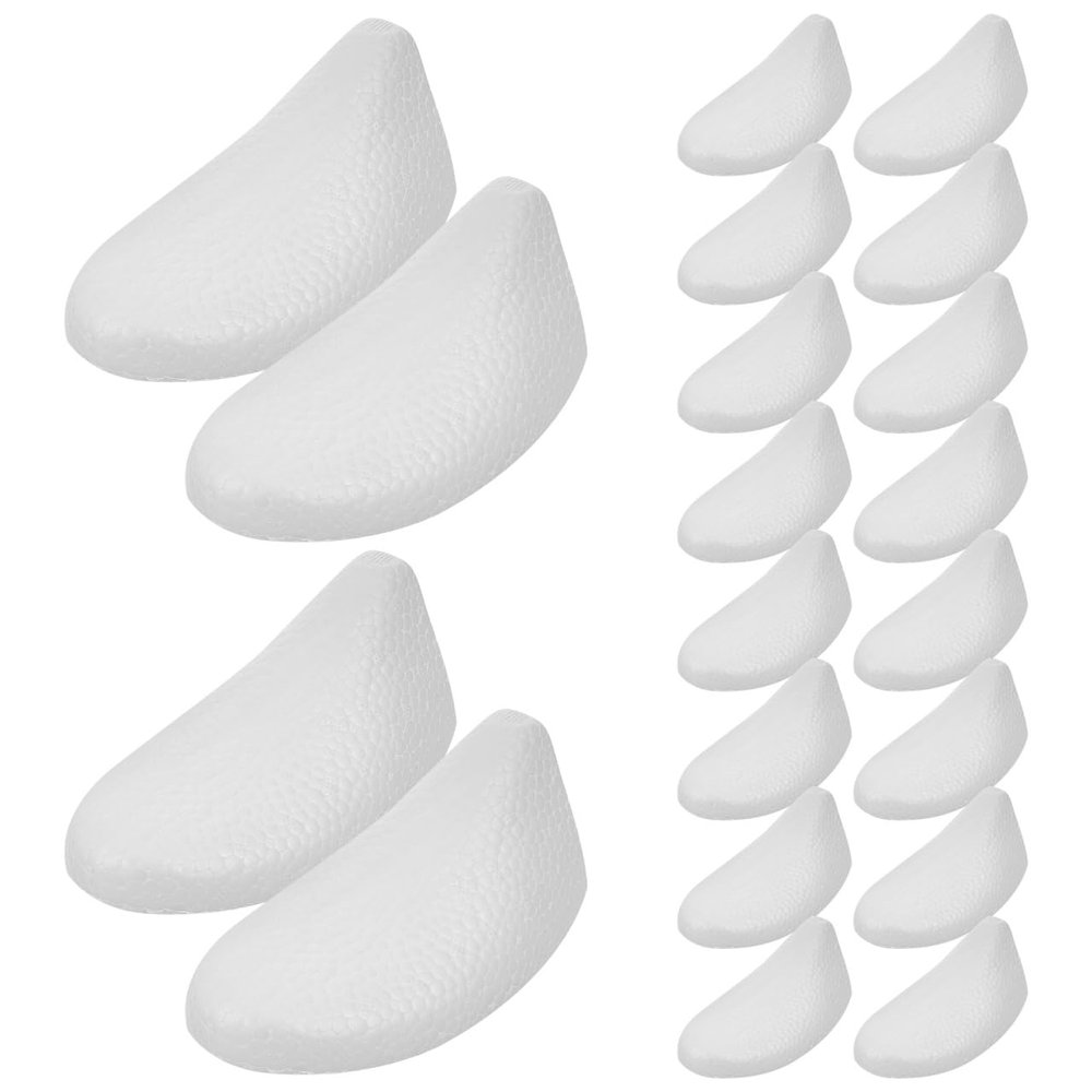 10 Pairs Shoe Shaper Inserts Foam Support for Shoes and Boots Soft Comfortable Toe Shaper Holder Versatile Inserts and Fillers