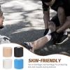 HANABASS 4rolls Elastic Athletic Tape Joint Protective Wrap for Ankle Wrist Knee Support Shock-Absorption Tool Skin Tone White Light Black Easy to Use for Sports Outdoor Activities view 4