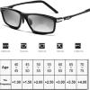 Sports Outdoor Aluminum Magnesium Ultra-Light Color-Changing Multi-Focal Reading Glasses, Anti-Blue Light Presbyopia Glasses (2Pcs-D,3.5X) view 2