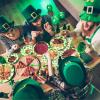 96 Pieces St. Patrick's Day Tableware Set - Shamrock Disposable Dinnerware with Clover Design Plates, Napkins, and Forks for Irish Celebrations and Festive Gatherings, Serves 24 Guests view 4