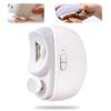 3 in 1 Automatic Electric Nail Clipper with Polishing, 2025 Electric Nail Trimmer, Upgrade Two-Speed Adjustment Electric Toe Nail Clippers Nail Cutter with Light for Baby Adult and Seniors (White) view 1