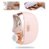 3 in 1 Automatic Electric Nail Clipper with Polishing, 2025 Electric Nail Trimmer, Upgrade Two-Speed Adjustment Electric Toe Nail Clippers Nail Cutter with Light for Baby Adult and Seniors (Pink) view 1