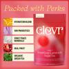 Clevr Strawberry Lemonade GLP-1 Friendly Electrolytes Hydration Drink Mix No Added Sugar Coconut Water with Strawberry & Lemon Juice, Trace Minerals & Gut Supporting Probiotics Caffeine-Free SuperTea 18 Servings view 4