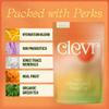 Clevr Mango Green Tea GLP-1 Friendly Electrolytes Hydration Drink Mix No Added Sugar Coconut Water with Lemon Juice, Trace Minerals & Gut Supporting Probiotics Low Caffeine SuperTea 18 Servings view 4