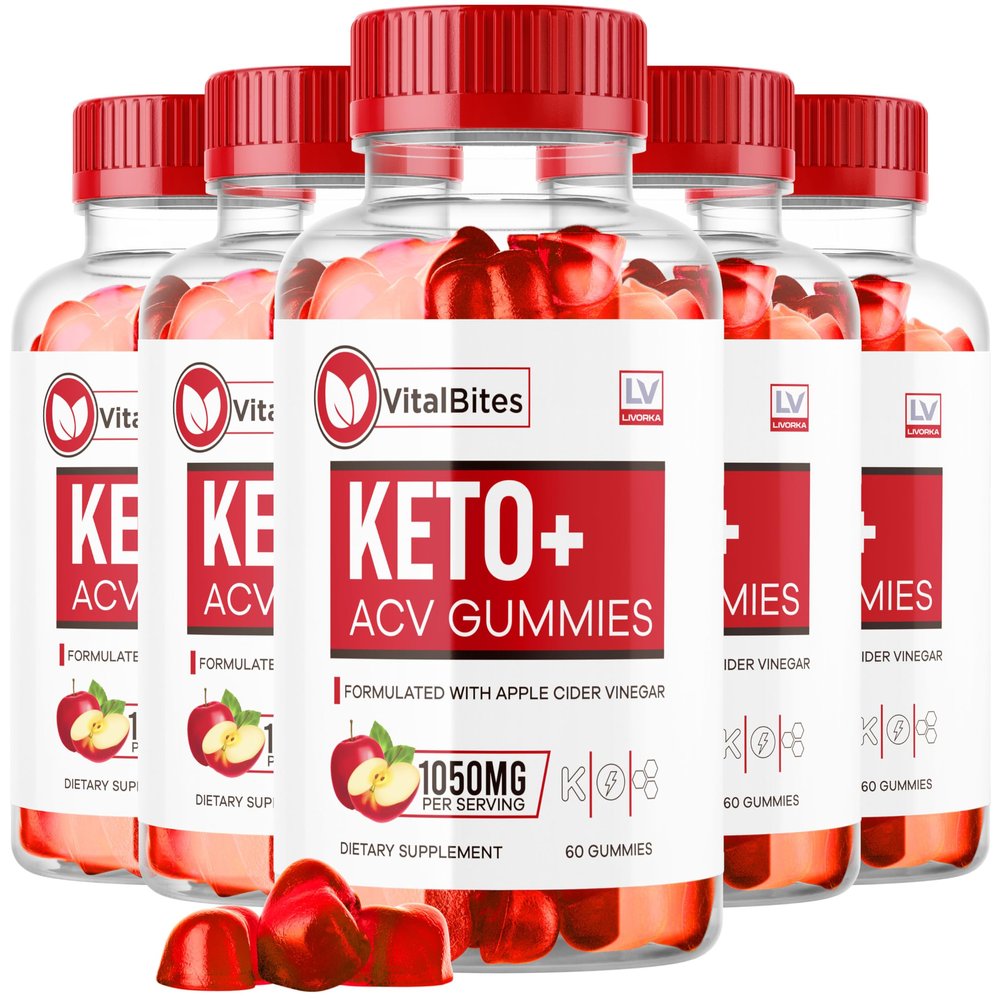 (5 Pack) VitalBites Keto, VitalBites, VitalBites Keto ACV Gummies, VitalBites Gummies Keto, Vital Bites Keto + ACV Gummies, VitalBites ACV Gummies Advanced Formula Supplement, 300 Gummies For 5 Months